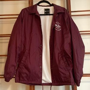 Matix Mens Size SM Maroon Rain Jacket/Wind Breaker